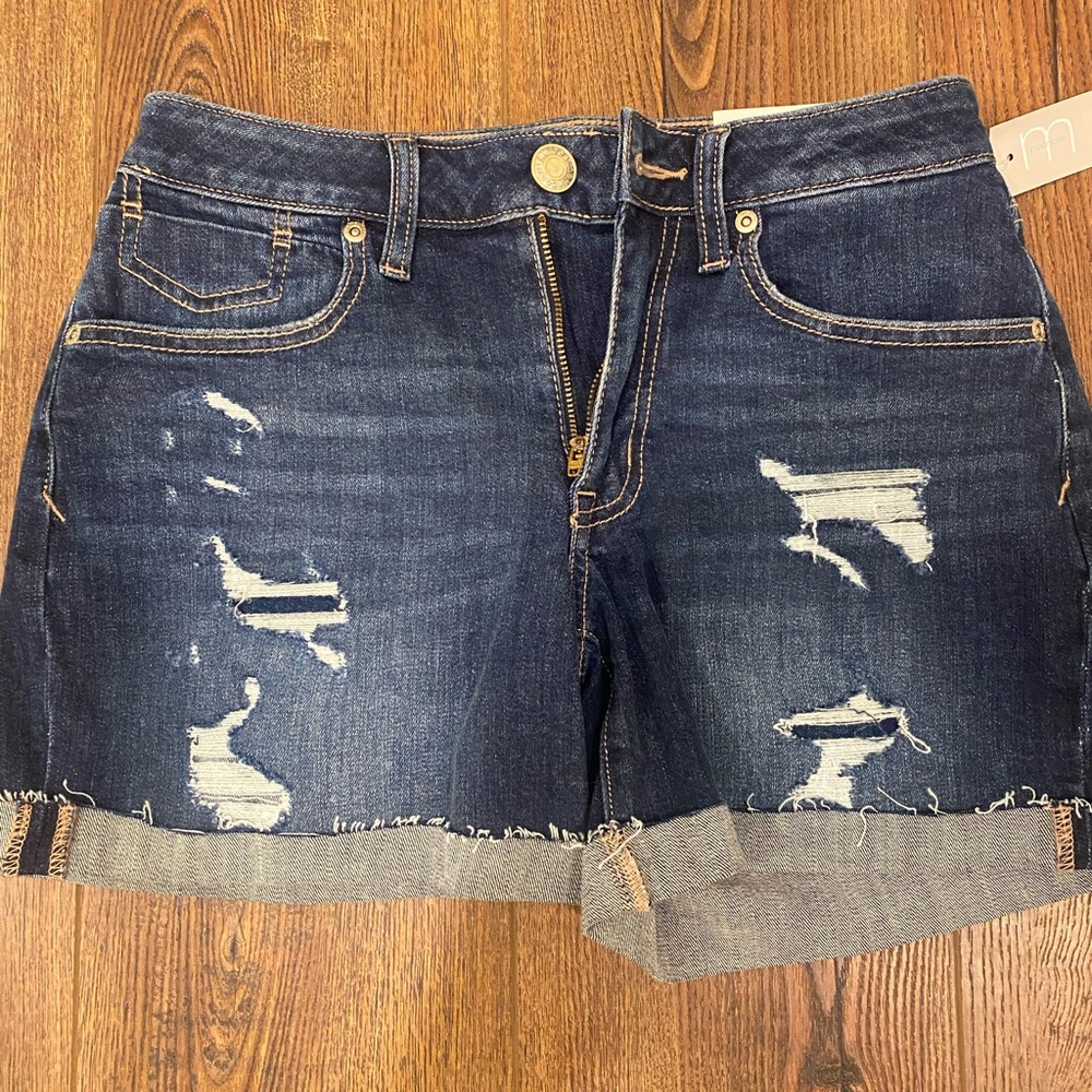 Maurices boyfriend denim shorts